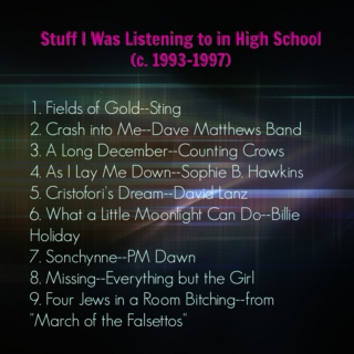 Stuff I Was Listening to in High School
