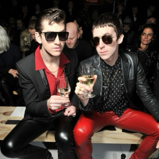 alex and miles front row at ysl