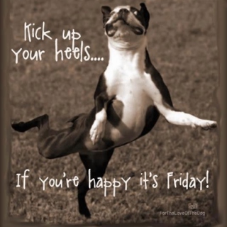 Kick up your heels it's Friday!