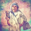 Dissipate Stress. Mother Teresa Takes Selfies.