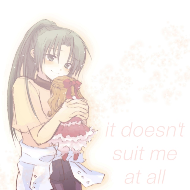 it doesn't suit me at all ✿
