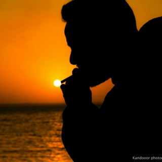 Smoking on the Sunset