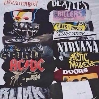 listen to the fucking bands on your shirts