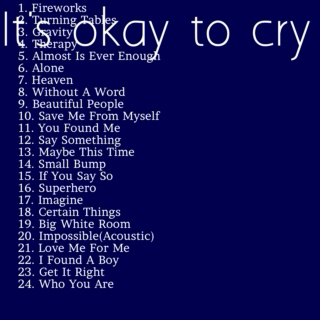 It's Okay To Cry