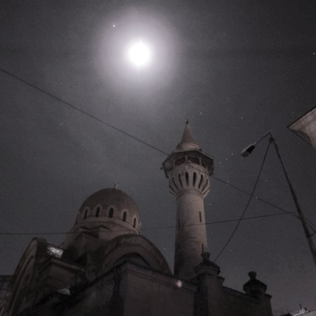 Midnight by the Mosque