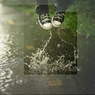 kicking up rain