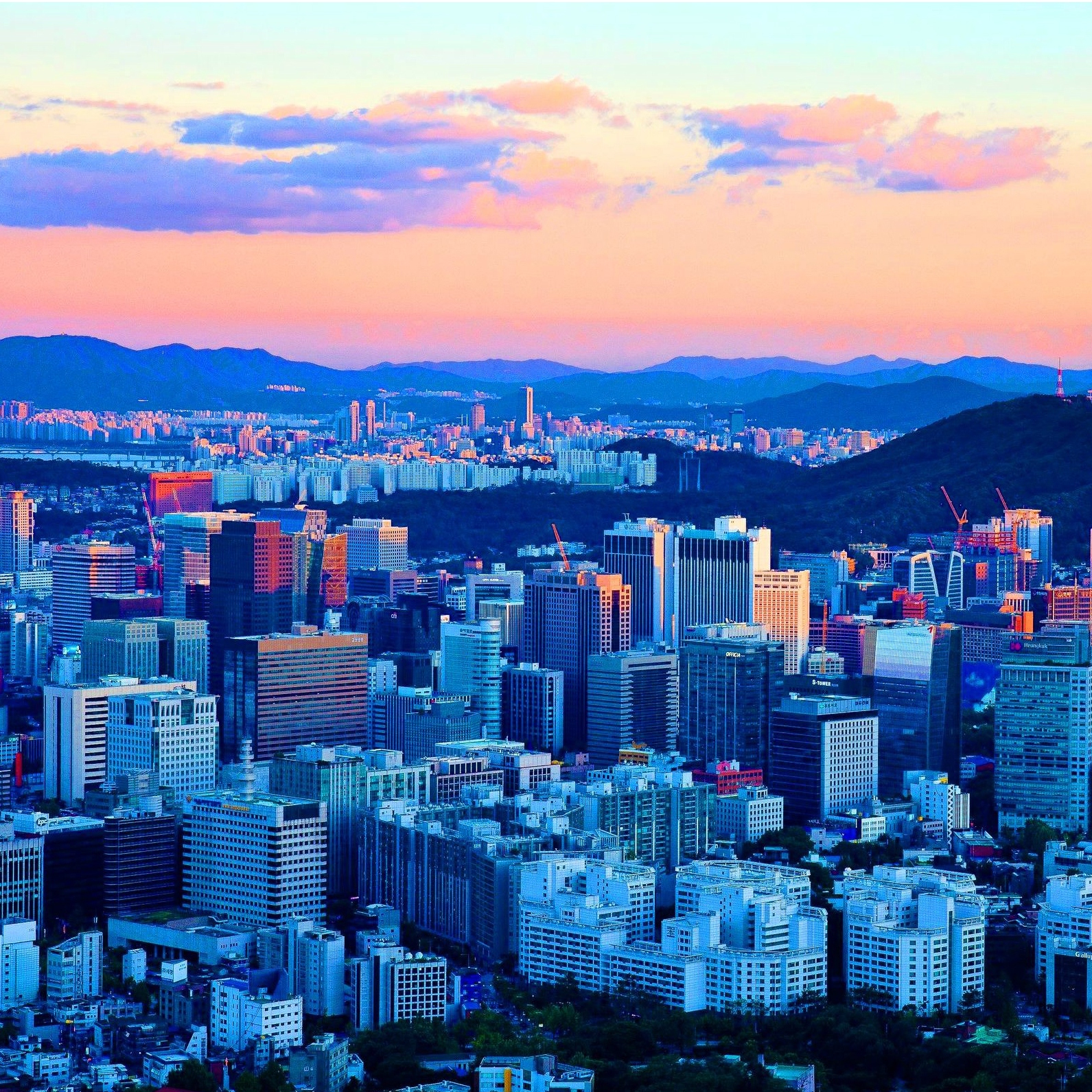 Сеул панорама