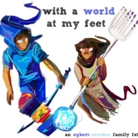 with a world at my feet