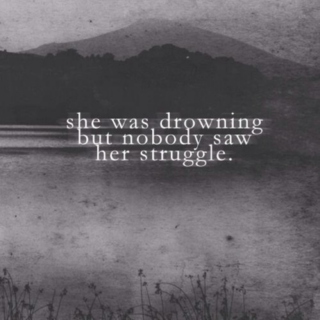 sinking deep.
