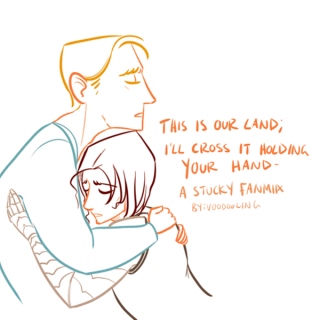 This is our land ; I will cross it holding your hand - A Stucky Mix