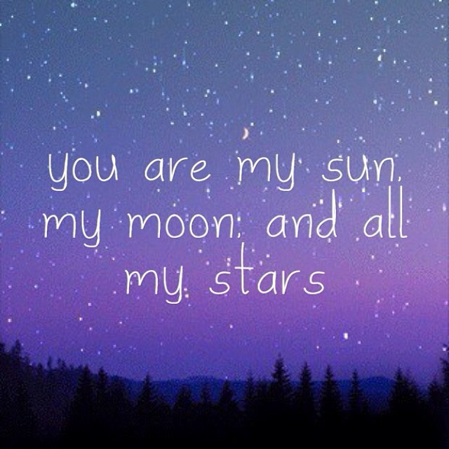 8tracks radio | you are my sun, my moon and all my stars. (8 songs ...
