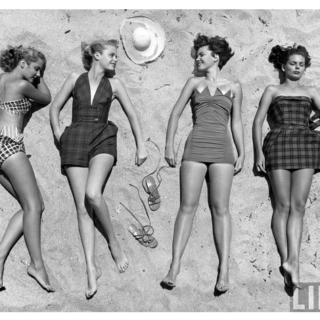 The evolution of swimsuits 