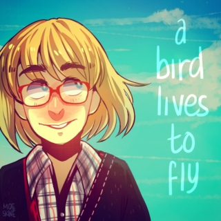 A bird lives to fly