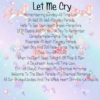 Let my cry