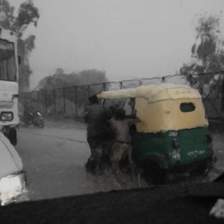 Delhi by the Rainy Grey