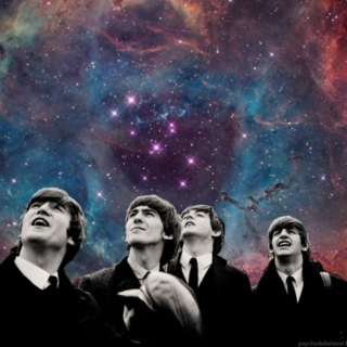 The beatles in the sky with dollars