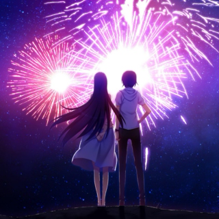 under the fireworks with you