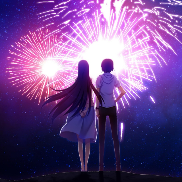 under the fireworks with you