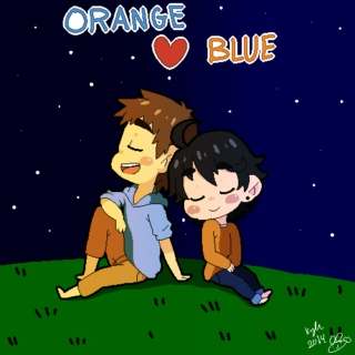 Orange Loves Blue