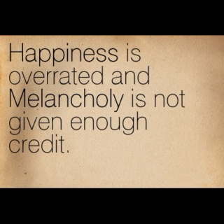 Happiness is overrated