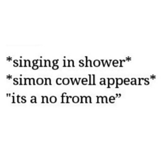 shower songs