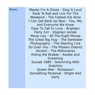 Myspace Playlist