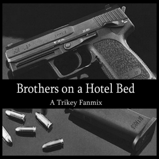 Brothers On A Hotel Bed