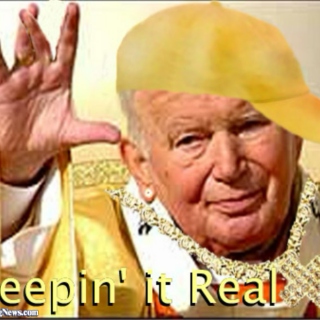 Keepin' it real with da pope 