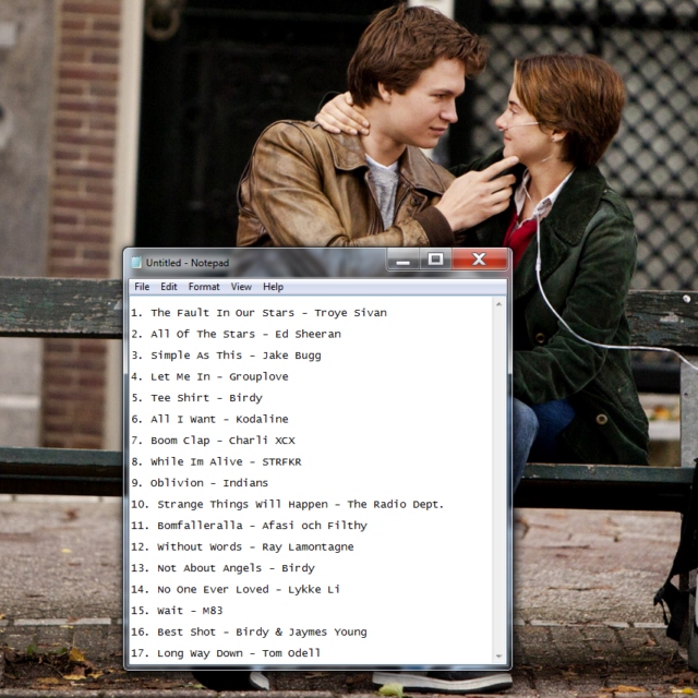 The Fault In Our Stars - Full Soundtrack