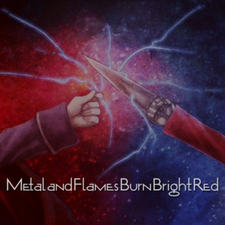 Metal and Flames Burn Bright Red