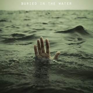 buried in the water