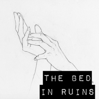 the bed in ruins