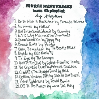Fourth Wave Freaks issue #2 playlist