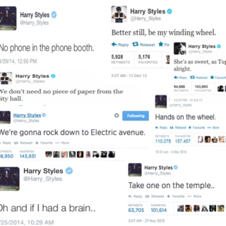 Harry Styles Lyric Tweets