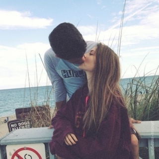 we fell in love right by the ocean ☼