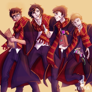 Messrs: Moony, Wormtail, Padfoot and Prongs