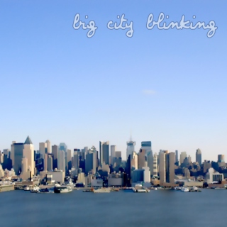 big city blinking