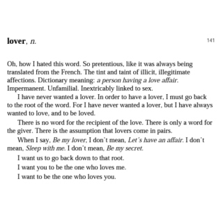 Lover. 