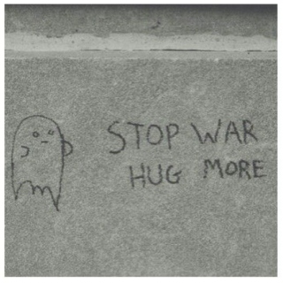 Stop war, hug more~