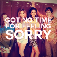 no time for feeling sorry