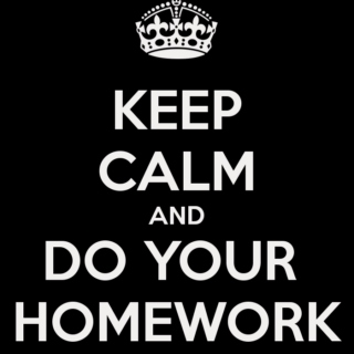 homework, Stay focused 