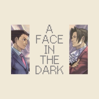 a face in the dark
