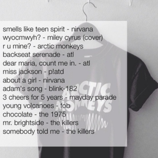 the band on your t-shirt