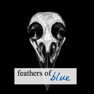 feathers of blue