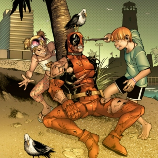Deadpool's beach jam