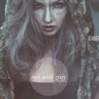 run with gray