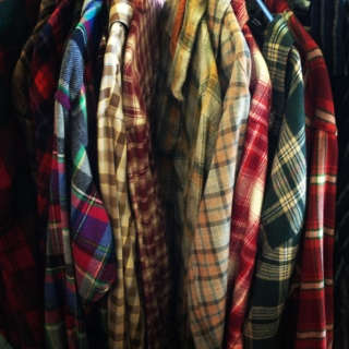 Grungy Flannels.