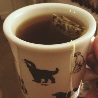 hot tea and crisp air