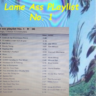 lame ass playlist no.1
