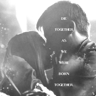 die together as we were born together. 